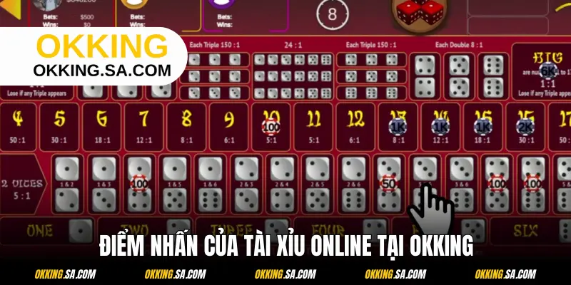 Điểm nhấn riêng của Tài Xỉu online OKKING